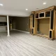 basement flooring job