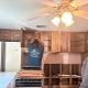 Home Restoration Project Install tearing down paneling and cabinets